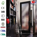 30 in. X 80 in. Vidrio Clásico Transparente 1-Lite Composite Prehung Interior French Door